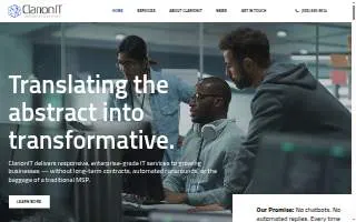 ClarionIT Consulting & Support website