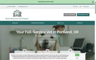 North Beaverton Pet Hospital website