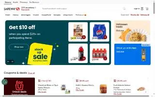 Safeway Pharmacy website