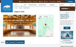 Aspen Hall website