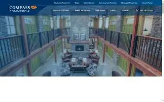Compass Commercial Construction website