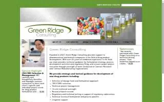 Green Ridge Consulting website
