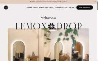 Lemon Drop Salon website