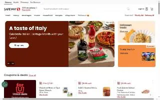 Safeway Pharmacy website