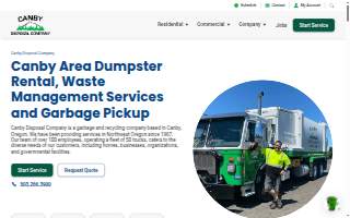 Canby Disposal Co website