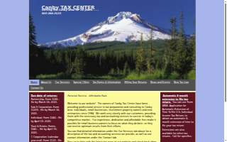 Canby Tax Center website