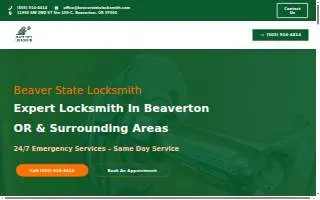 Beaver State Locksmith website