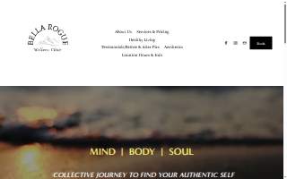 Bella Rogue Wellness Clinic website