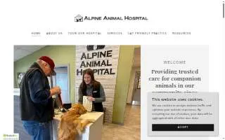 Alpine Animal Hospital of Corvallis website