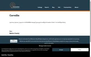 Connected Real Estate Group | Corvallis website