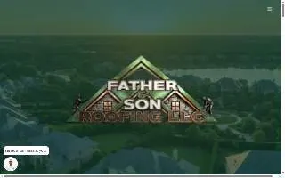 Father & Son Roofing LLC website