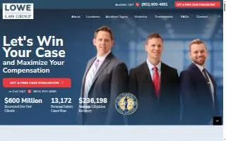 Lowe Law Group of Eugene website