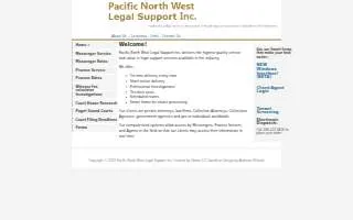 Northwest Legal of Eugene website