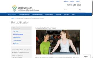 Hillsboro Medical Center Forest Grove Rehabilitation Clinic
