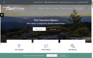 Hart Insurance Agency of Grants Pass website