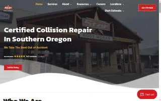 Star Body Works - Grants Pass website