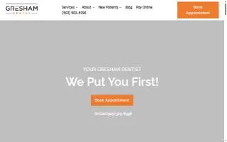 Gresham Dental website