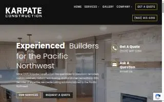 Karpate Construction Inc website