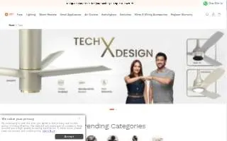 Orient Electric Inc website