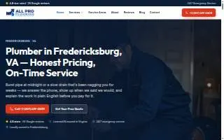 All Pro Plumbing Services LLC of Hillsboro website