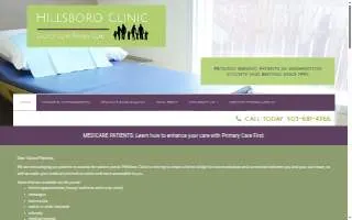 Hillsboro Clinic-Family website