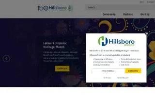 Hillsboro Downtown Station website