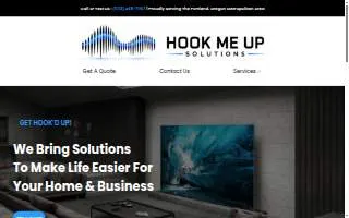 Hook Me Up Solutions website