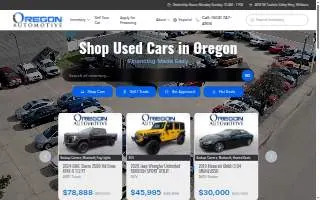 Oregon Automotive website