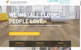 Seamless Dean Flooring website