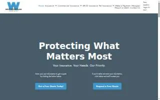 Westside Portland Insurance Company website