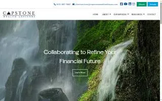 Capstone Wealth Advisors website