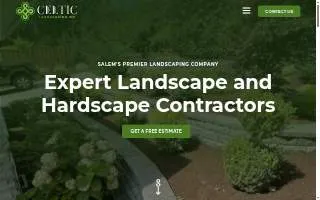 Celtic Landscaping,INC. website
