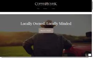 Copper Creek Mercantile website