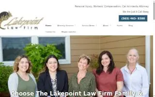 Lakepoint Law Firm website
