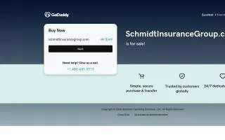 Schmidt Insurance Group website