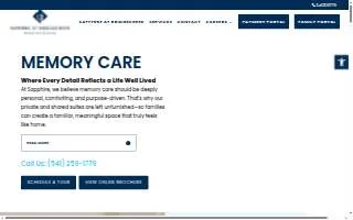 Bridgecreek Memory Care website