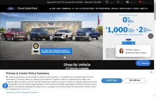 Chuck Colvin Ford website