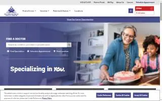 Willamette Valley Medical Center website