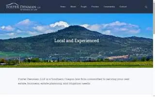 Foster Denman LLP website