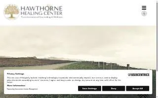 Hawthorne Healing Center, LLC website