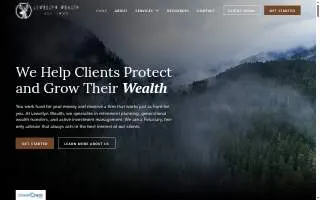 Lewellyn Wealth website