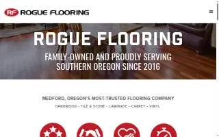 Rogue Flooring website