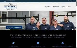 LM Nodine Services and General Contracting website
