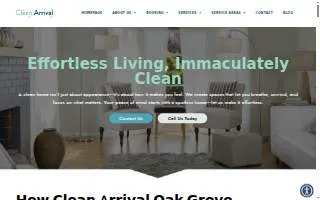 Clean Arrival LLC website