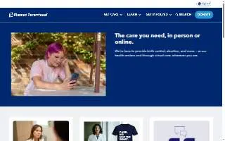Planned Parenthood - Milwaukie-Oak Grove Health Center website