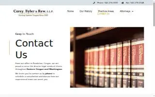 Corey, Byler & Rew, LLP website