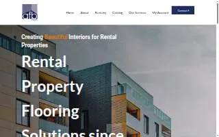 AFB Floors Portland website