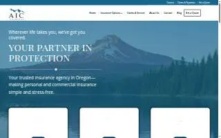 AIC Insurance Agency website