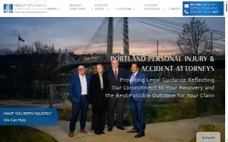 Bridge City Law Injury Accident & Injury Lawyers website