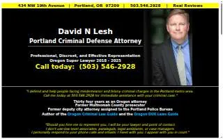 David N Lesh website